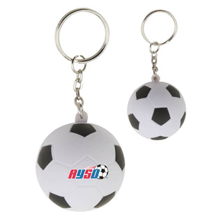 Stress Soccer Ball Key Ring - Custom Promotional Product