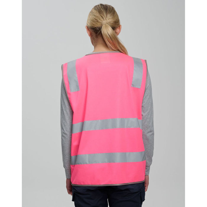 Unisex Hi-Vis Safety Vest with ID & Utility Pockets - Custom Promotional Product