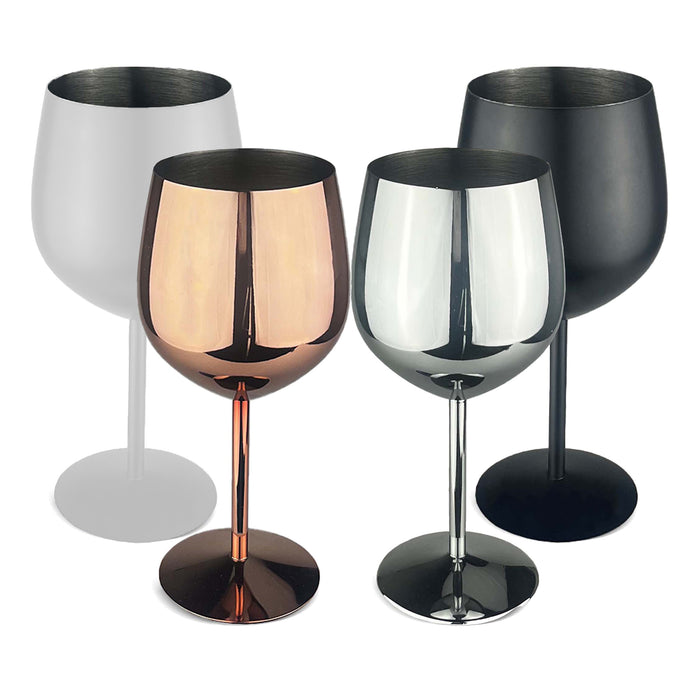 Bella Stainless Steel Wine Glass - Custom Promotional Product