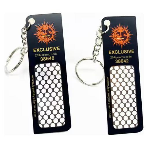 Keyring Metal Herb Grinder Card - Custom Promotional Product