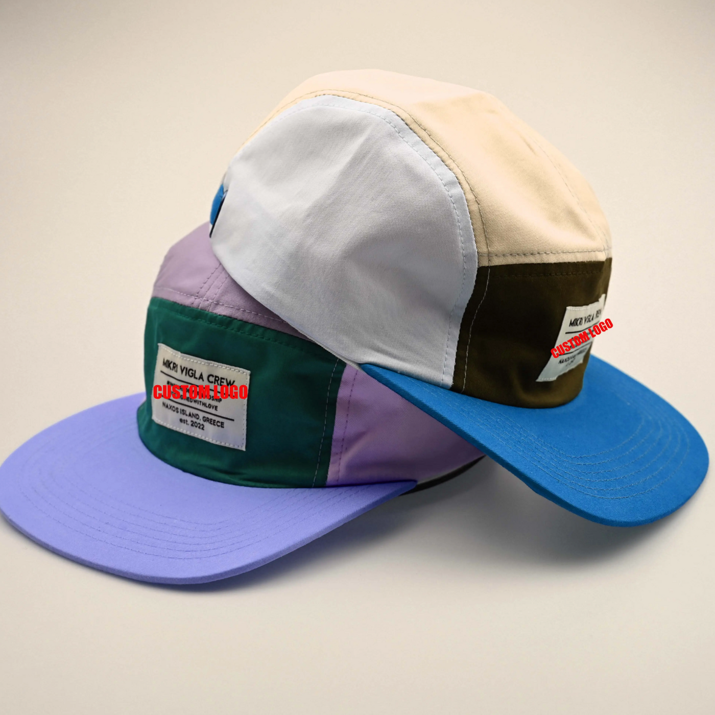 Custom 5 Panel Camp Caps | Custom Promotional Caps — Promo Punks®