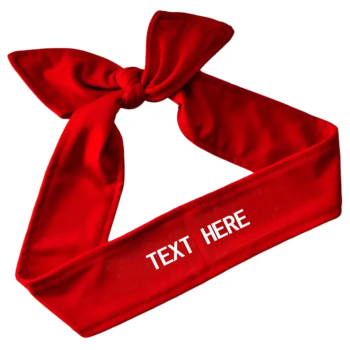 Tie Back Head Bands - Custom Promotional Product