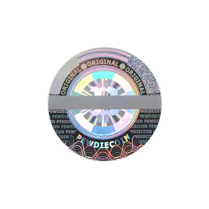 Hologram Label Round Sticker - 5 cm d - Custom Promotional Product