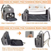 Portable Folding Baby Bed Crib Backpack - Custom Promotional Product