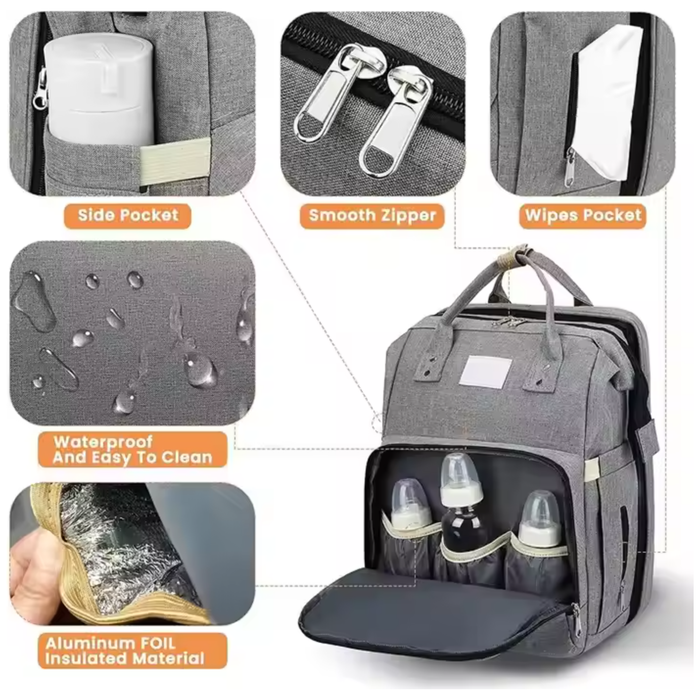 Portable Folding Baby Bed Crib Backpack - Custom Promotional Product