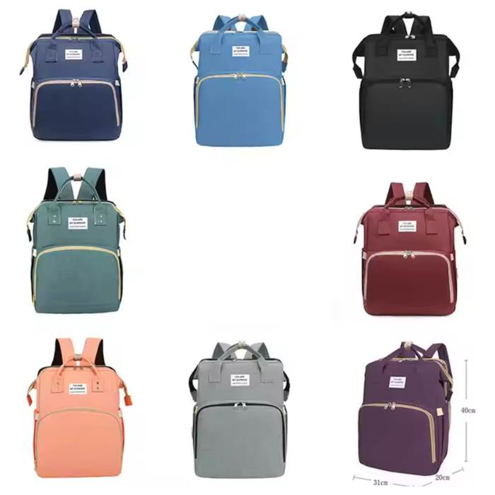 Portable Folding Baby Bed Crib Backpack - Custom Promotional Product