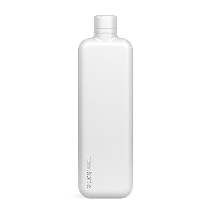 Memobottle™ Stainless Steel (White) - Custom Promotional Product