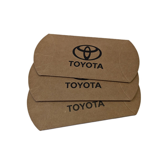 Sustainable Pillow Pack – 70mm Tees - Custom Promotional Product