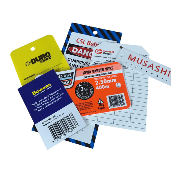 Recycled 300 GSM Card Swing Tags - Custom Promotional Product