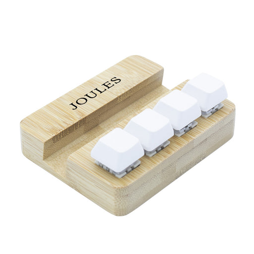 Bamboo Stand Holder Key Pressing Stress Reliever - Custom Promotional Product