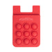 Popper Stress Reliever Silicone Phone Wallet - Custom Promotional Product