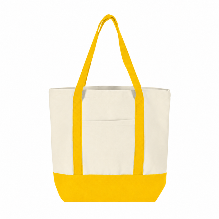 Canvas Tote Bag With Pockets