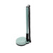 Counter Fixed Signature Pen D - A mint green fixed signature pen with a coiled cord and a wide black base, featuring a logo.