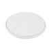 Casper Pro 15 Watt Eco Wireless Charger - A round, white eco wireless charger with a smooth surface and a thin profile. It features a logo on the design.