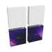 Coburg Pro Eco Cable Kit with 15W Wireless Charger - A box set with a white top and a purple bottom, featuring front and rear labels and a branding logo.