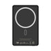Bryan Ultra Thin 15W MagSafe Power Bank - 5000 mAh (Stock) - A black MagSafe power bank with a capacity of 5000 mAh, featuring a circular charging area and a branding logo.
