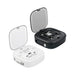 Catania Retractable 60W Fast Charging and Data Cable Set - A retractable charging and data cable set in black and white cases, featuring connectors for various devices.