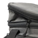 Super Duty 20 - Expanding Cooler - A grey cooler bag with a double zipper and black zip pulls, featuring a sturdy handle for carrying.