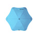 BLUNT Classic Umbrella - A light blue umbrella with a star-shaped design and a central hub. It features a logo on the top.