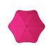 BLUNT Classic Umbrella - A pink umbrella with a star-shaped design, featuring a central button and a brand logo.