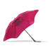 BLUNT Classic Umbrella - A fuchsia umbrella with a curved canopy and a black frame, featuring a logo on the handle.