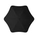 BLUNT Sport Umbrella - A black sport umbrella with a unique octagonal design and a central closure mechanism. It features a logo.