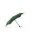 BLUNT Neo Umbrella - A green umbrella with a unique shape, featuring a simple design and a supporting pole. It has a logo on the handle.