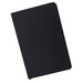 Space A5 Notebook - A black A5 notebook with a smooth cover and a logo on the front.