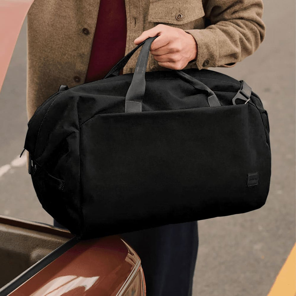 Store Opening Promo Design Bellroy Classic Duffel 45L | Custom Branded Duffel Bag — Promo Punks®
