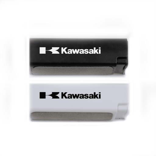 The Wipey Screen Cleaner - A set of two screen cleaners in black and white, featuring a logo on each.