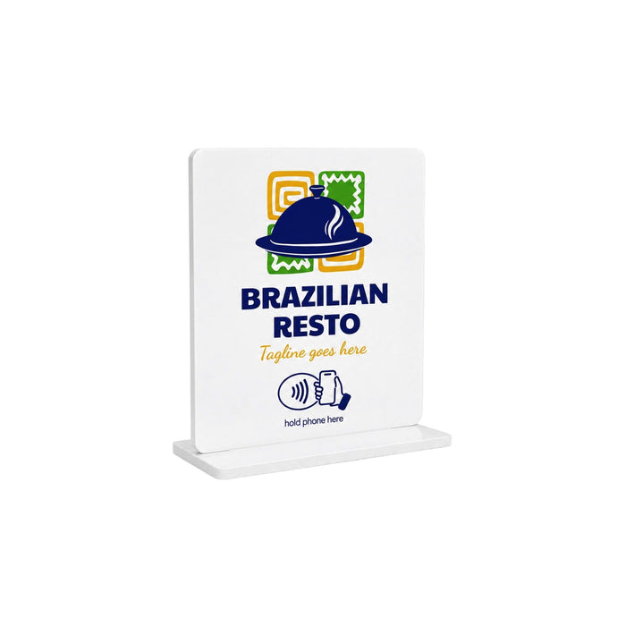 NFC Acrylic Menu Stand -