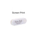 Foldable Nail File Block - A foldable nail file block in white with pink, green, and yellow accents, featuring a logo.