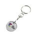 Printed Trolley Coin Keyring - Custom Promotional Product