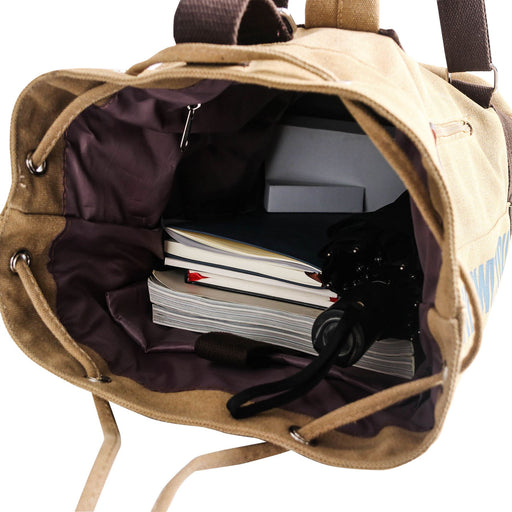 Canvas Bucket Backpack - Custom Promotional Product