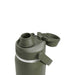 CamelBak - Thrive Chug VSS 0.75L - A drink bottle in olive green with a wide mouth and a flip-top lid, featuring a logo.