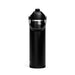CamelBak - Thrive Flip Straw VSS 0.75L - A drink bottle in black with a sturdy handle and a flip straw, featuring a silver band around the top.