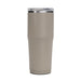 CamelBak - Thrive Tumbler VSS 0.6L - A drink bottle in a muted beige colour with a silver lid, featuring a logo on the side.