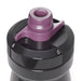 CamelBak Podium Bike Bottle 0.6L - Retail Colours - A drink bottle with a black body and a purple cap, featuring a twist-top and a logo.
