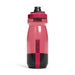 CamelBak Podium Bike Bottle 0.6L - Retail Colours - A drink bottle in pink and black with a lid and a logo, featuring a tapered design.