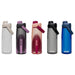 CamelBak - Thrive Chug 0.75L - A drink bottle collection featuring five CamelBak Thrive Chug bottles in various colours including purple, pink, grey, burgundy, and blue.