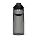 CamelBak - Thrive Chug 1.0L - A drink bottle in transparent grey with a black lid and handle, featuring a logo on the side.