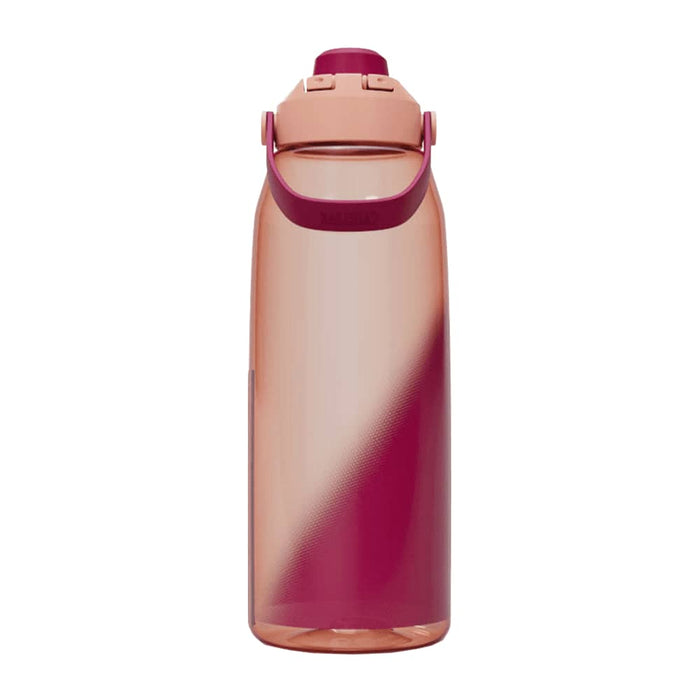 CamelBak - Thrive Chug 1.5L - A drink bottle with a gradient design in pink and burgundy, featuring a flip-top lid and handle.