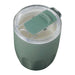 Carry Cup Olla Vacuum Coffee Cup w/ Ceramic Liner - 300ml - A drink bottle featuring a green exterior with a clear lid and a ceramic liner, suitable for hot beverages.