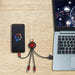 Round Shaped Light Up Multi Charging Cable - Custom Promotional Product