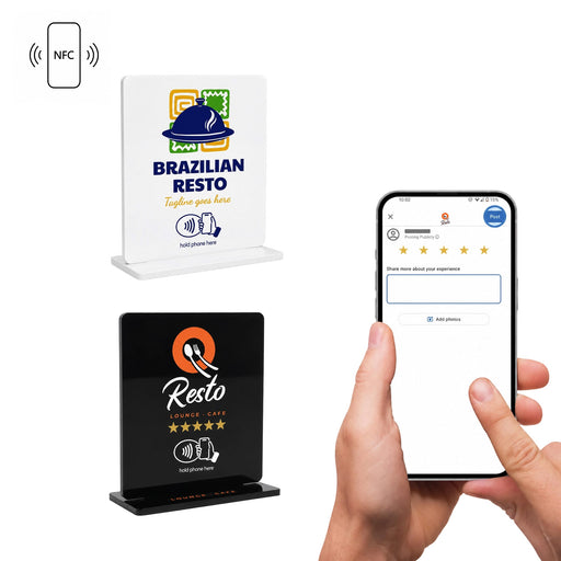 NFC Acrylic Menu Stand -