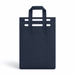 5L Insulated Reusable Bag - A navy blue insulated reusable bag with two handles and a simple design. It features a logo on the front.