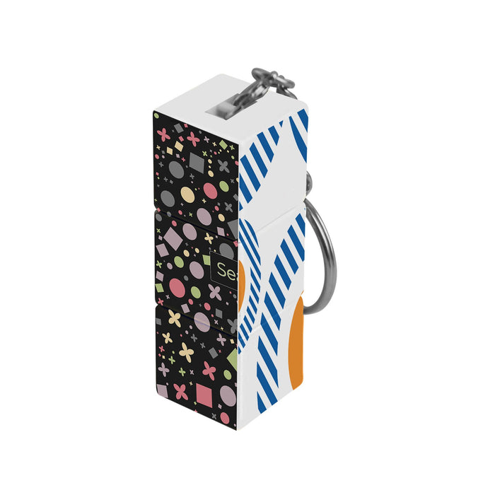 Custom Square Cube with Keyrings - Custom Promotional Product