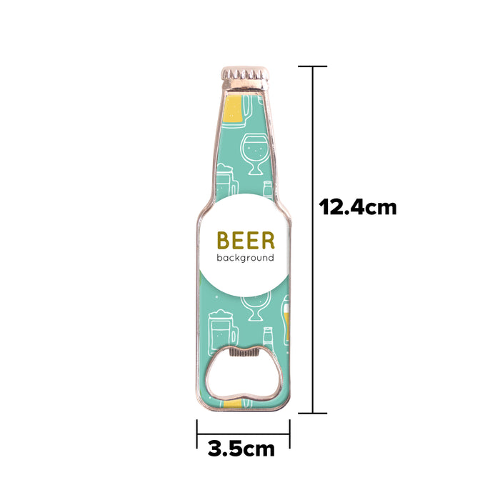 Bottle Shaped Opener Fridge Magnet - Custom Promotional Product