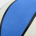 Mini Promotional Basketball - A mini basketball featuring blue and white textured panels with black accents and a logo.