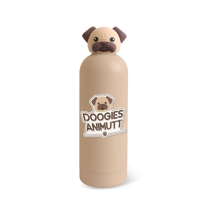 Double Wall Vacuum Bottle with Animal Head 350ml - Custom Promotional Product